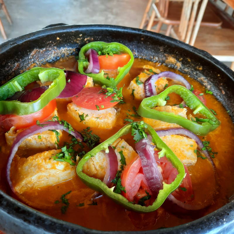 Moqueca de Peixe e Camarão